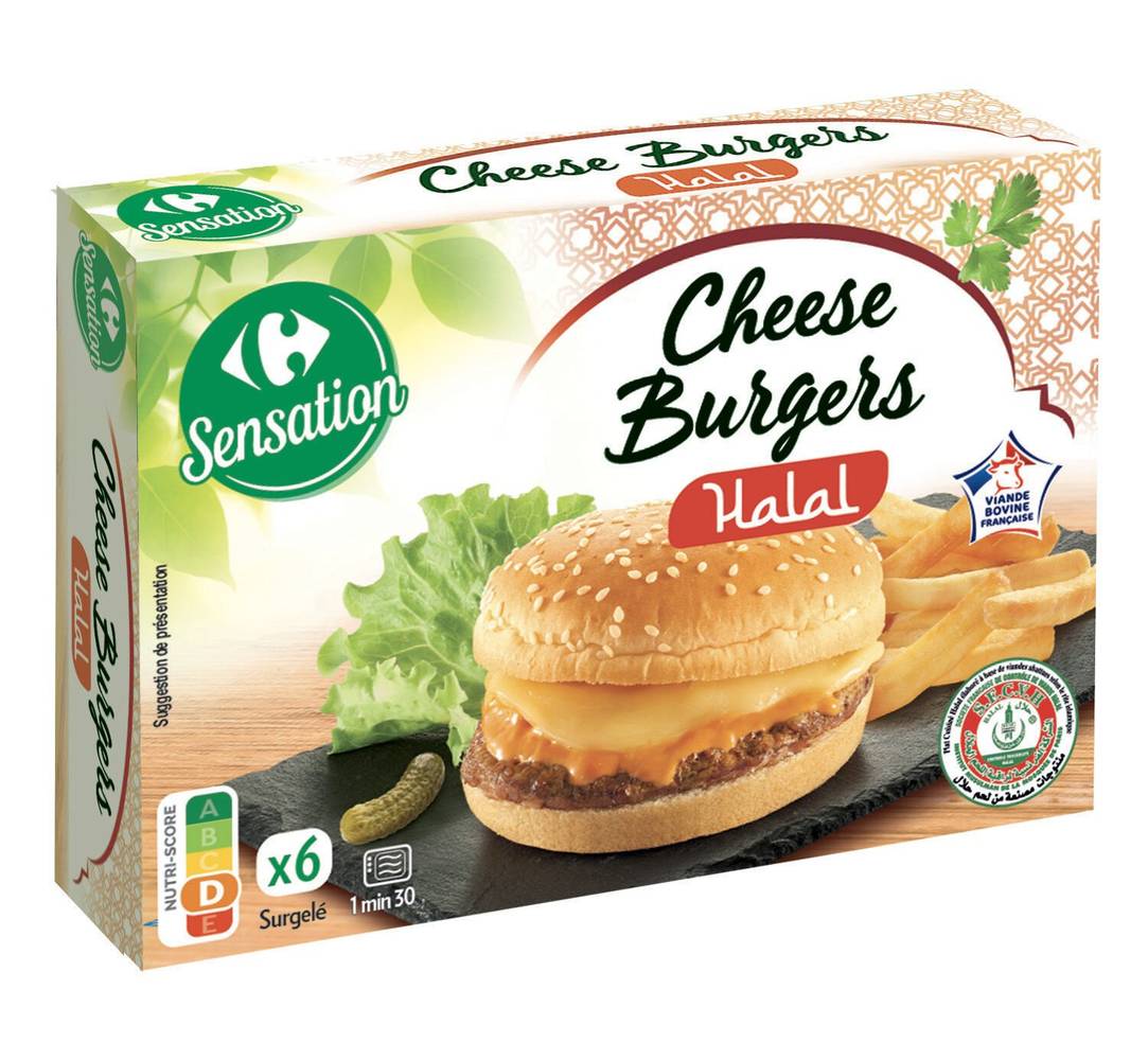 Carrefour Classic' - Burgers au fromage halal (6)