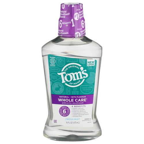 Tom's Of Maine Fresh Mint Whole Care Mouthwash