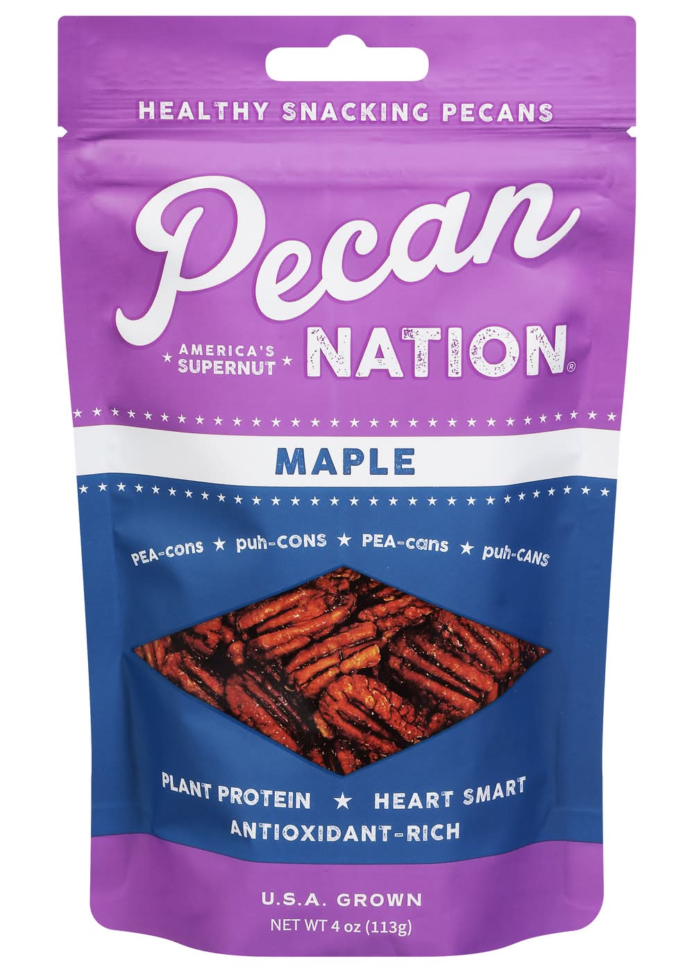 Pecan Nation Maple Healthy Snacking Pecans (4 oz)