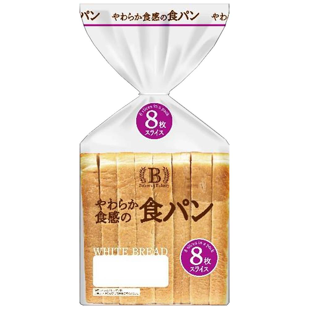 第一パン　トップバリュ　Bakers&Bakery　やわらか食感の食パン/8枚切