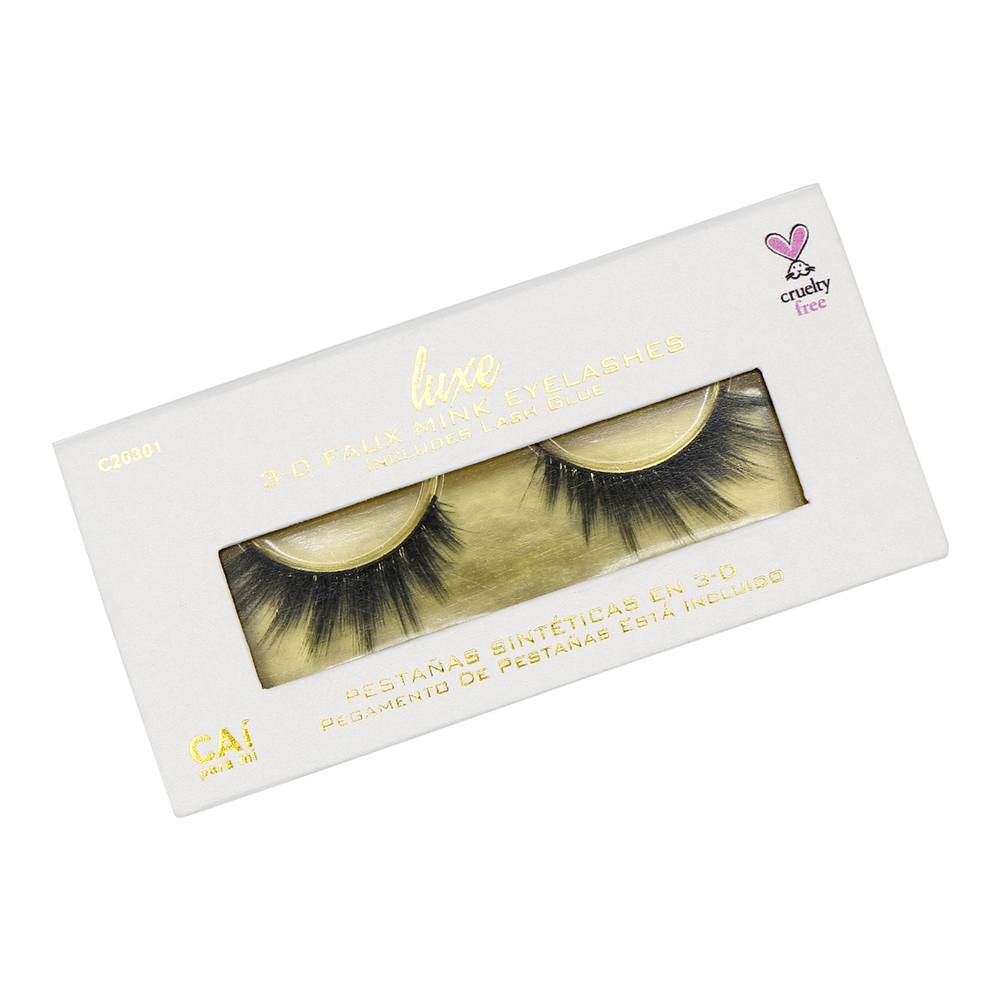 Cai Para Mi 3D Faux Mink Eyelashes Luxe