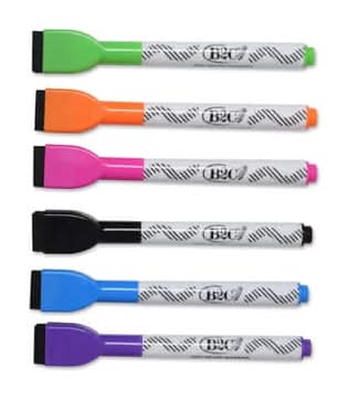 B2C Color Magnetic With Dry Erase Markers, Assorted