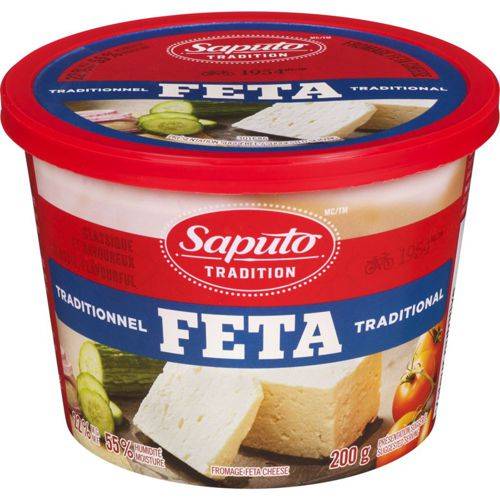 Saputo fromage féta traditionnel (200g) - traditional feta cheese (200 g)
