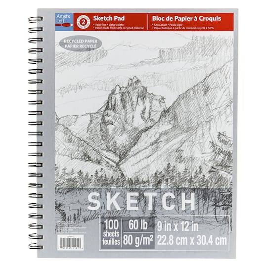 Recycled Sketch Paper Pad By Artist'S Loft