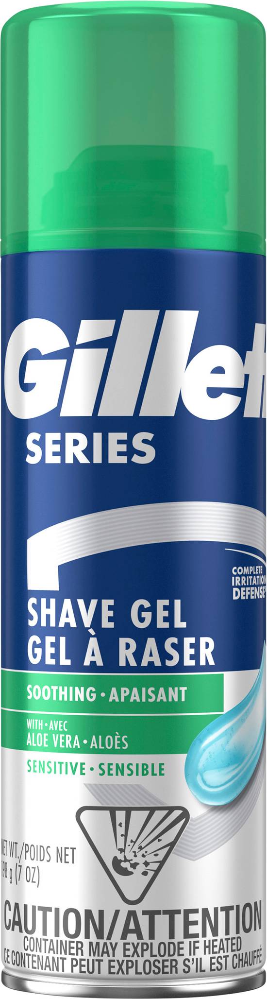 Gillette Series 3x Action Sensitive Skin Shave Gel