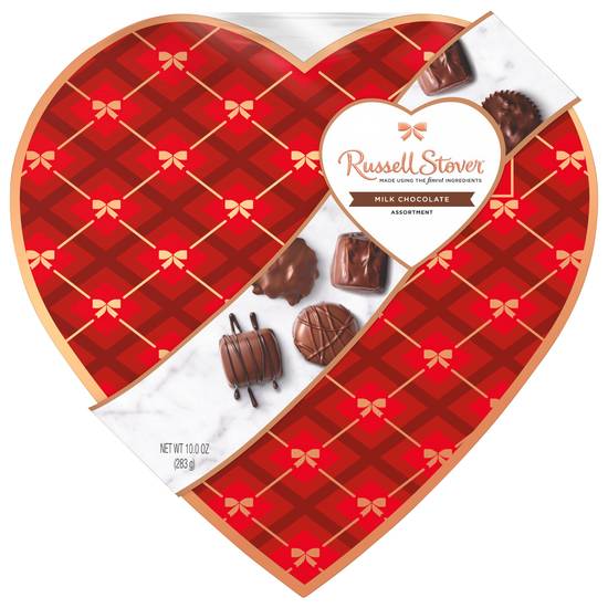 Russell Stover Assorted Milk Chocolates Heart