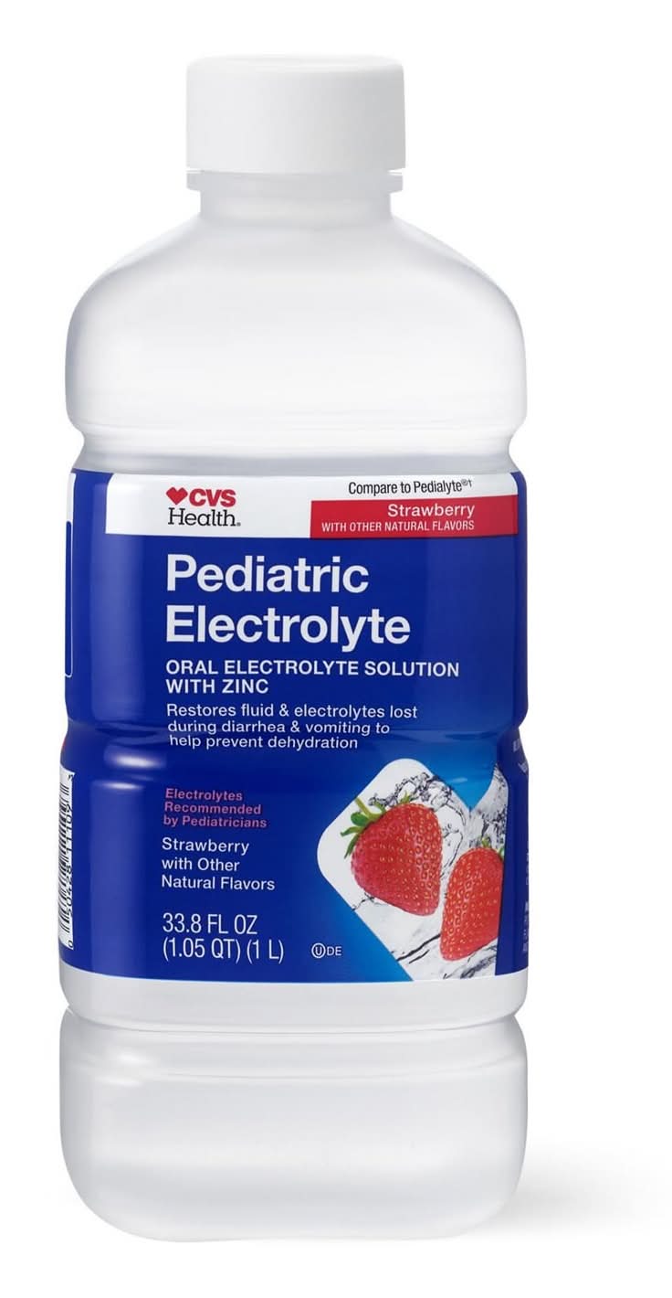 CVS Health Pediatric Oral Electrolyte Solution, Strawberry (2.2 lbs)