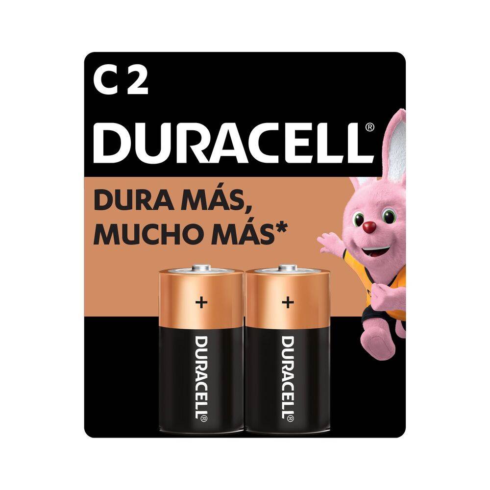 Duracell · Pila alcalina c (2 un)