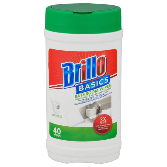 Brillo Basics Bathroom Wipes ( 40 ct)