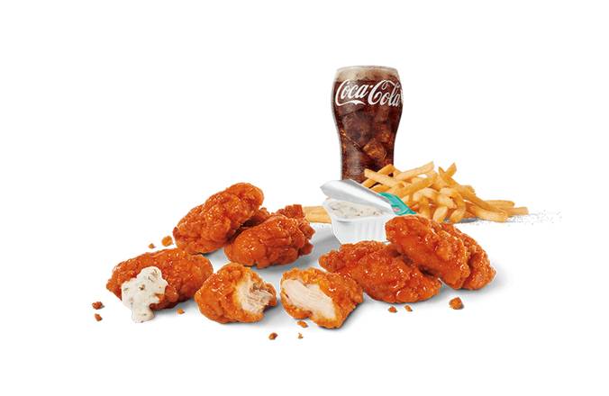 6pc Buffalo Crispy Boneless Wings Combo