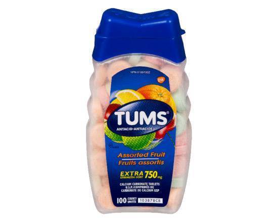 TUMS EXTRA STRENGTH ASSORTED BERRIES TABS 100