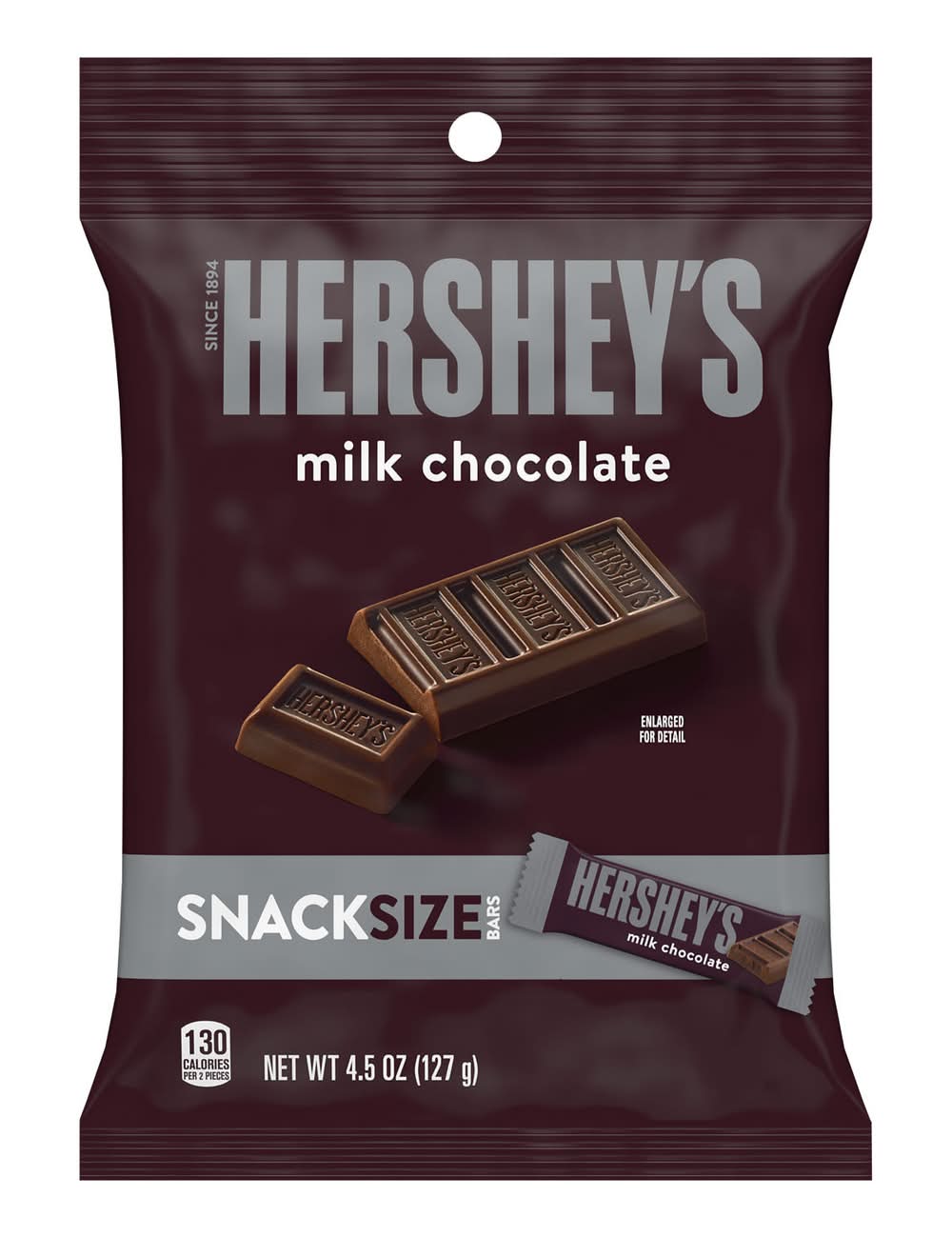 Hershey's Milk Chocolate Snack Size (4.5 oz)