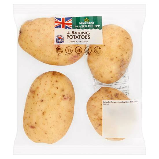 Morrisons Baking Potatoes (4 pack)