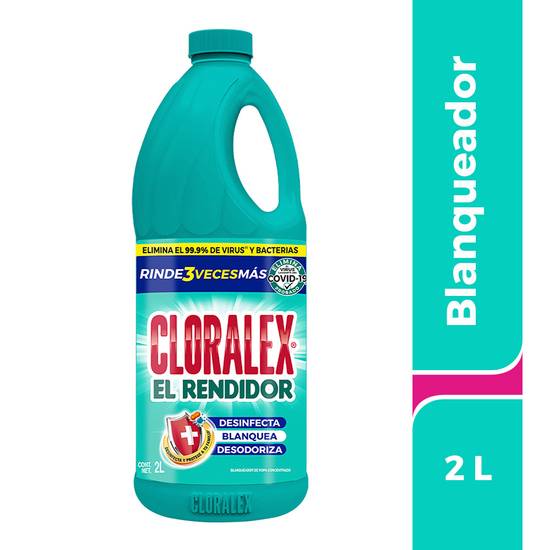 Cloralex blanqueador líquido el rendidor
