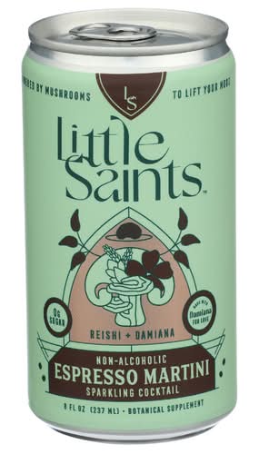Little Saints Espresso Martini Non-Alcoholic Sparkling Cocktail Single Can