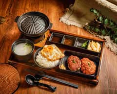 吃肉配飯丨日式手打漢堡排定食