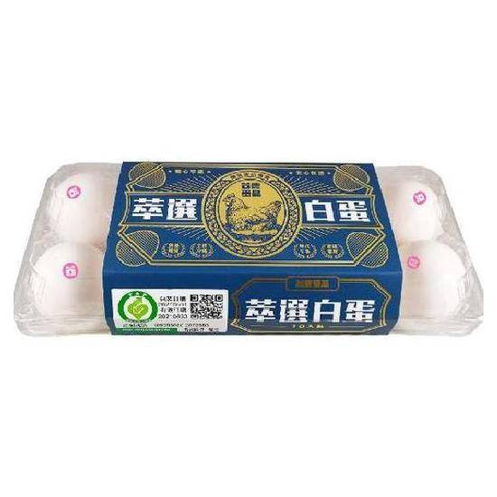 台農萃選白蛋(白)600g+-30g(10入)