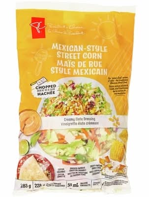 President's Choice Chopped Street Corn Salad Kit, Mexican Style (285 g)