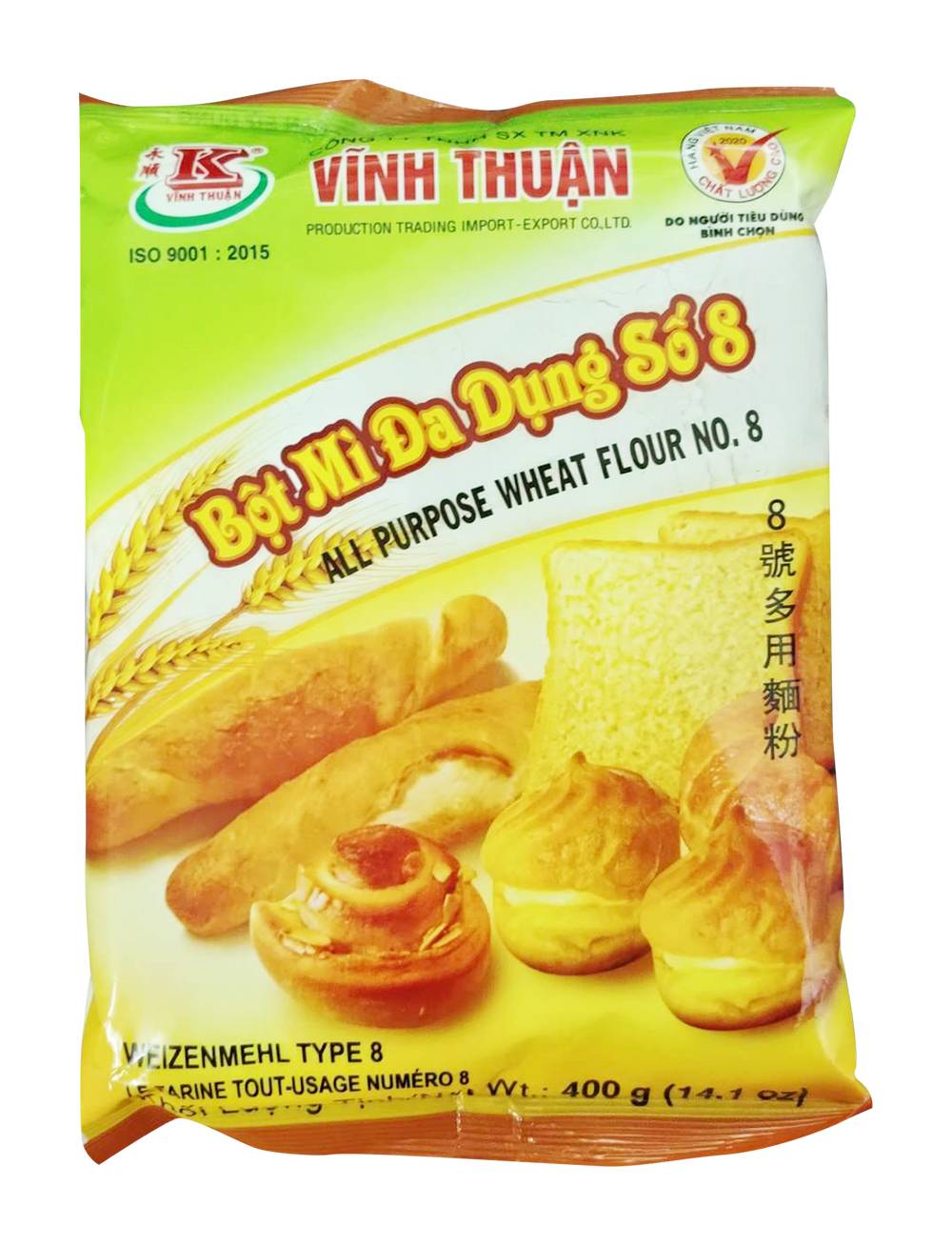 Vinh Thuan All Purpose Wheat Flour No.8 (400g)