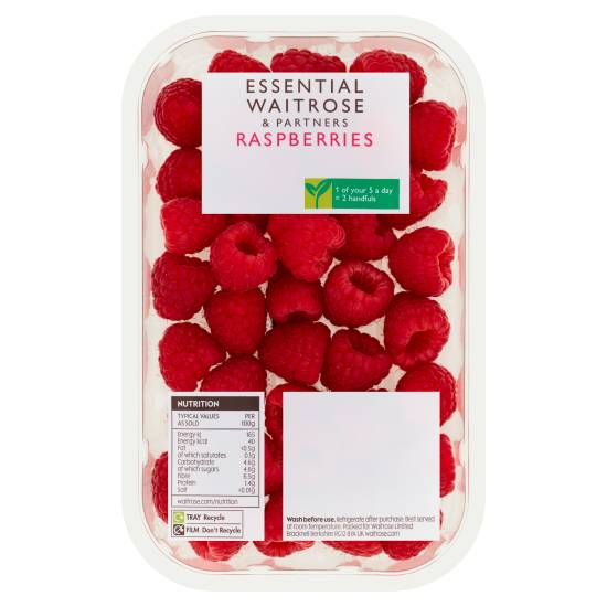 Essential Waitrose & Partners Raspberries