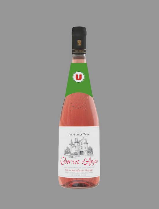 Cabernet D'Anjou Rose Produit U 75 cl