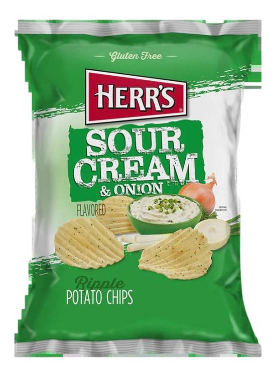 Herr's Sour Cream & Onion Potato Chips