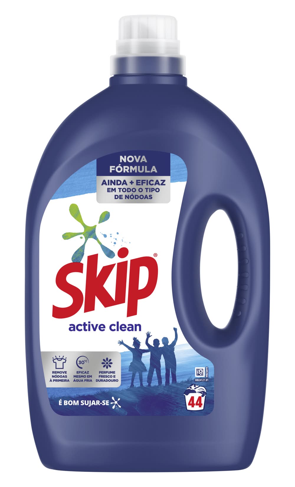 Detergente Máquina Roupa Líquido Active Clean Skip (44 doses)