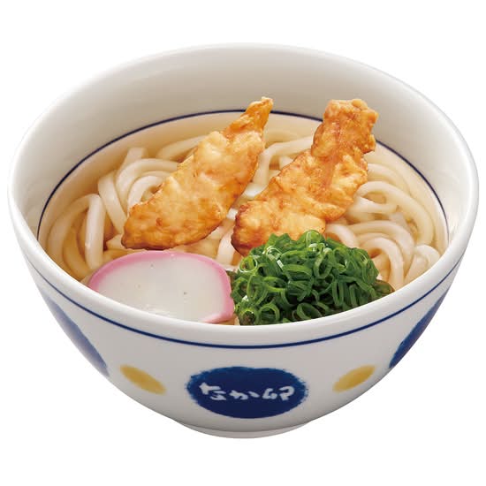 とり天うどん Udon w/Chicken Tempura