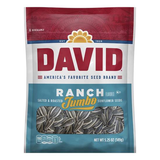 David Jumbo Ranch Sunflower Seeds 5.25oz