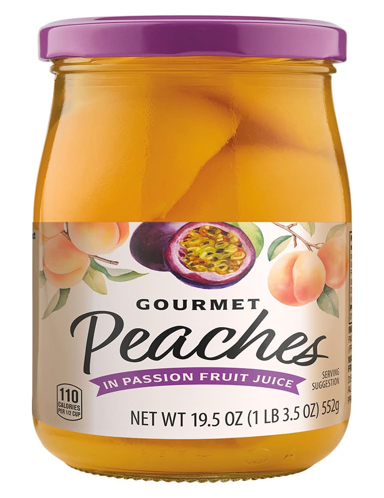 Gourmet Peaches in Passion Fruit Juice (19.5 oz)