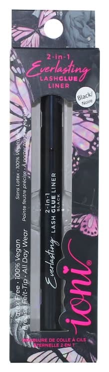 Ioni 2-In-1 Everlasting Lash Glue Liner, Black