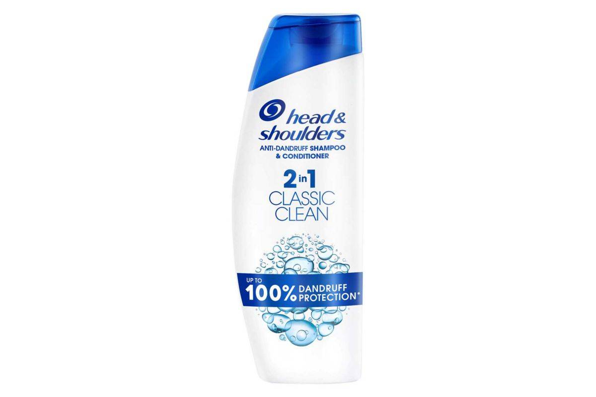 Head & Shoulders Classic Clean 2in1 Anti Dandruff Shampoo 250ml. Refreshing Clean Scent