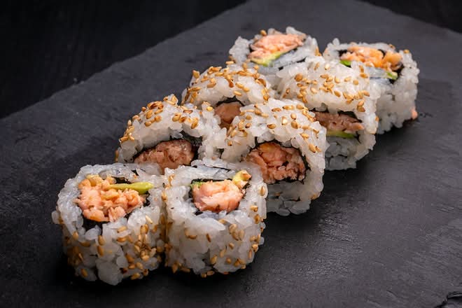Baked Salmon Roll