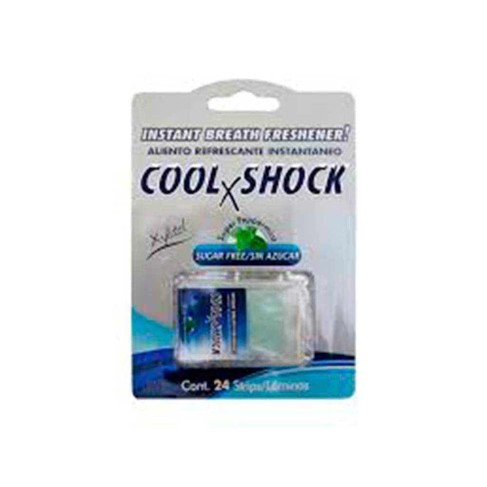 Cool shock láminas bucales sin azúcar (24 piezas)