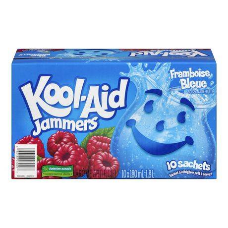 Kool-Aid Jammers Blueberry Raspberry Fruit Beverage (10 x 180 ml)