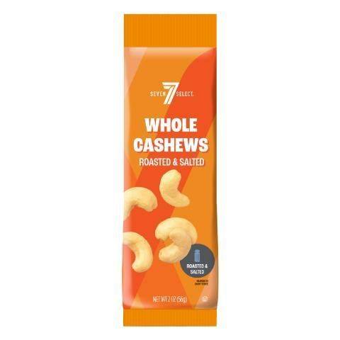 7 Select Roasted and Salted Whole Cashews 2oz