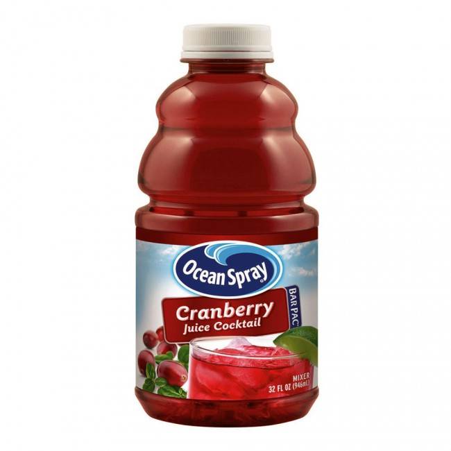 Ocean Spray - Cranberry Juice Cocktail Bar Pac - 32 oz Bottle