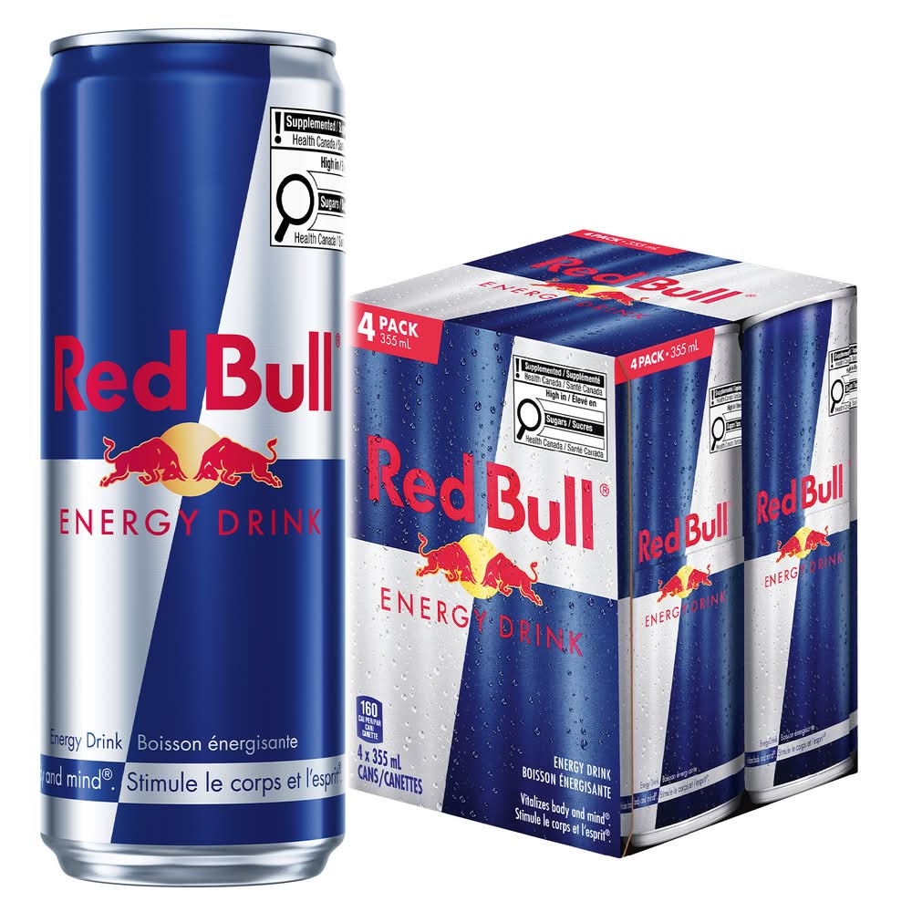 Red Bull Energy Drink (4 x 355 ml)