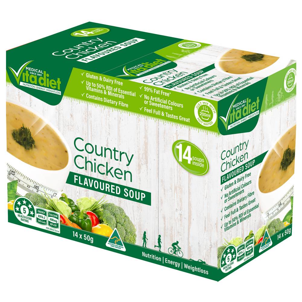 Vita Diet Country Chick Soup 14 Pk