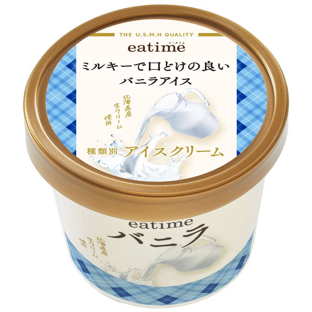 eatime　ミルキーで口どけの良いバニラアイス/122ml