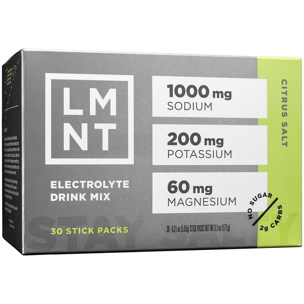 LMNT Zero Sugar Electrolyte Drink Mix (6.3 oz)