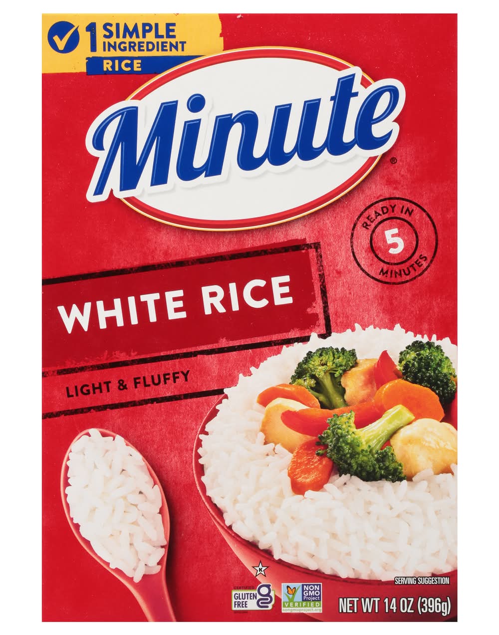 Minute Light & Fluffy White Rice (14 oz)