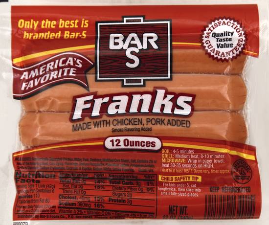 Bar S Classic Franks