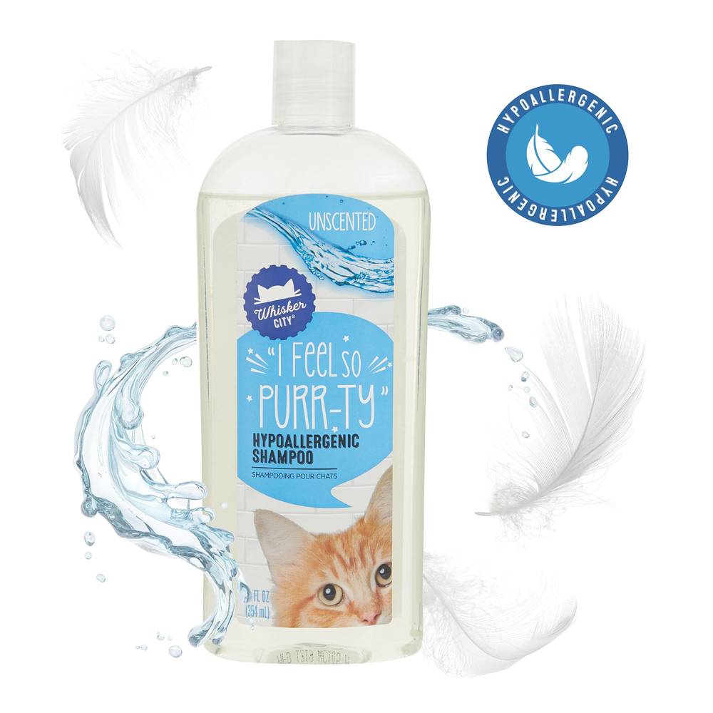 Whisker City® Cat Hypoallergenic Shampoo - Unscented (Size: 12 Fl Oz)