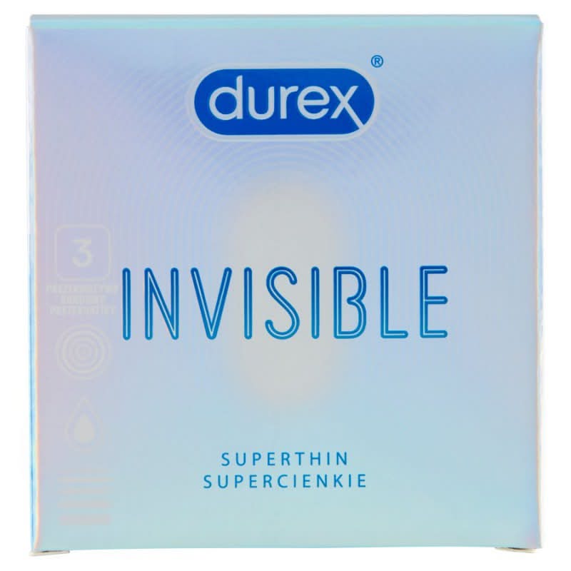 Prezerwatywy Durex Invisible Close Fit 3 szt.