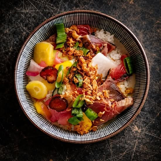 🐟Le Tataki de Thon, Marinade Yuzu, Soja et Sésame