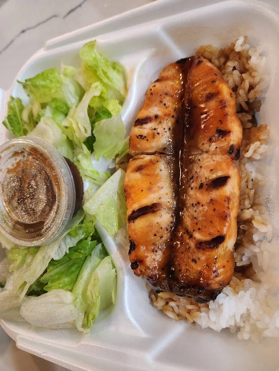 7. Salmon Teriyaki Plate