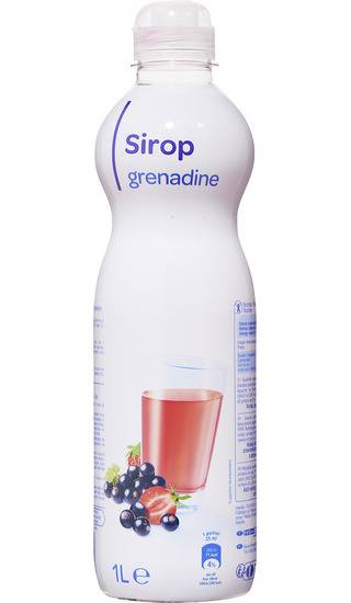 Sirop grenadine - la bouteille d'1L