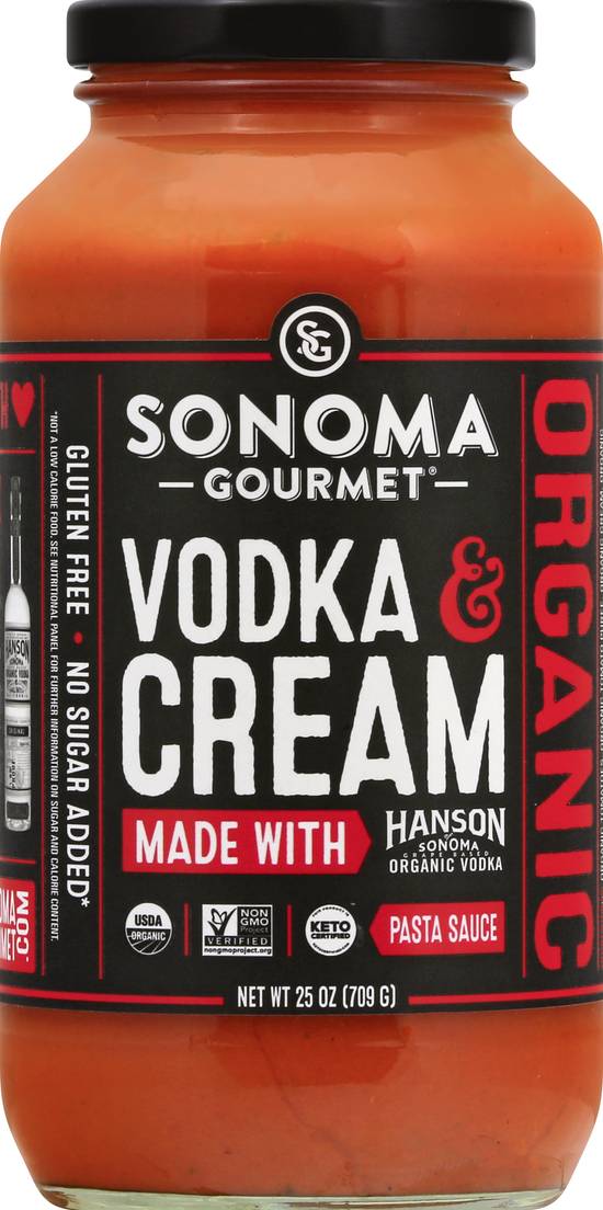 Sonoma Gourmet Organic Vodka & Cream Pasta Sauce