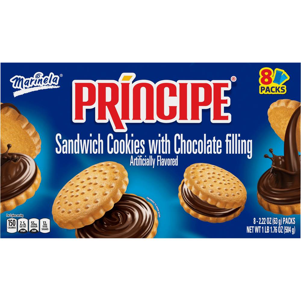 Marinela Principe Sandwich Cookie With Chocolate Flavored Filling (1.11 lbs)